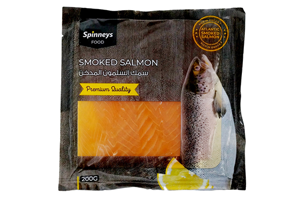 Spinneys scottish smoked salmon, 200g