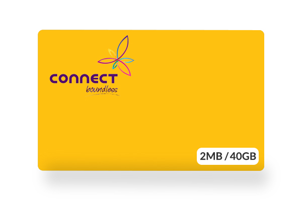 Connect reach 2MB 55GB
