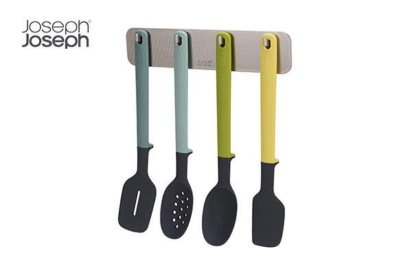 Joseph Joseph utensils 4 pcs with hooked holder