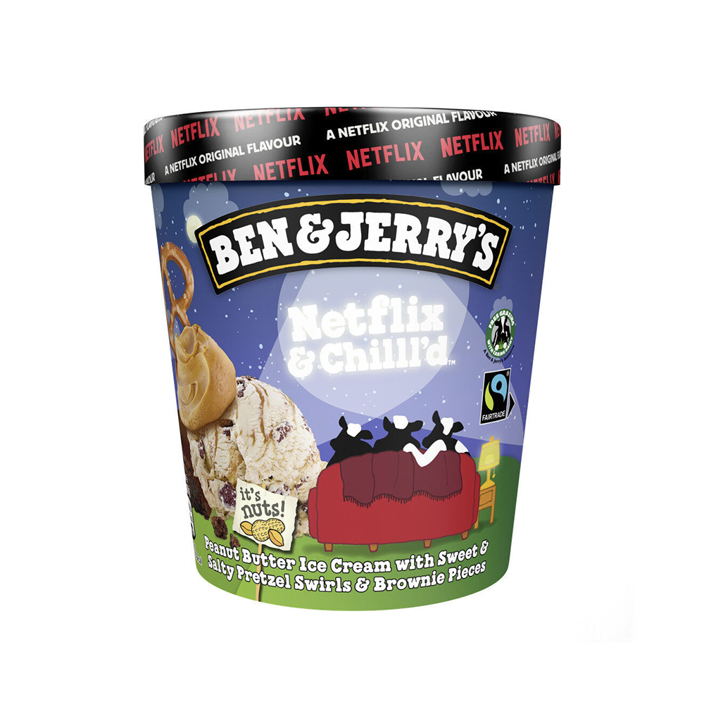 Ben & Jerry's Netflix and Chill Ice Cream 
