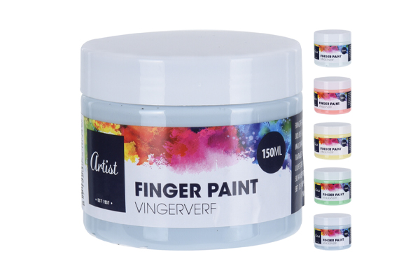 Finger paint pot