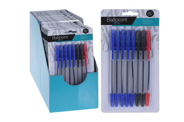 Ballpoint pen set of 8Pcs
