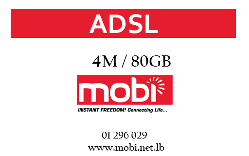 MOBI DSL 4M 80 GB