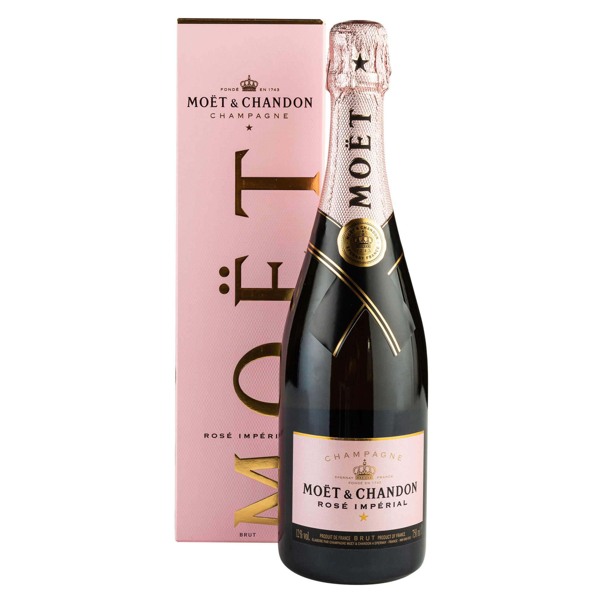 Moet & Chandon champagne brut rose, 750ml