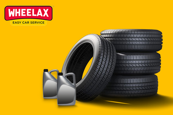 Wheelax voucher for oil or tires change worth 300,000LL