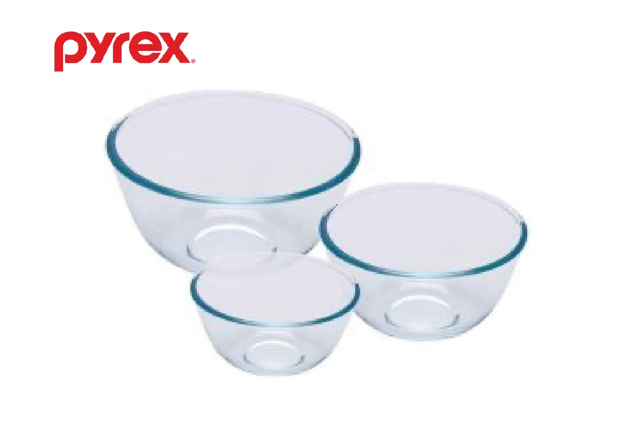 Pyrex mixing bowl 3 in 1 store