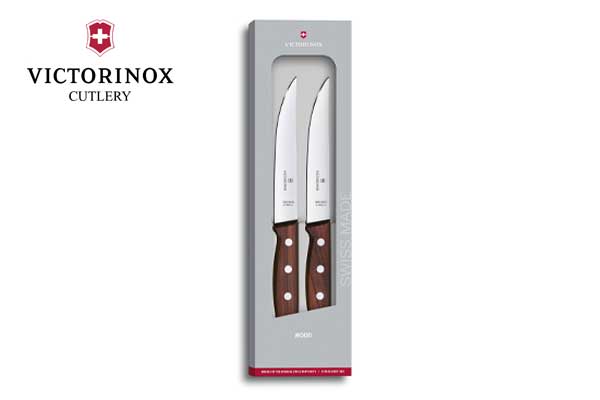 Victorinox wood steak knife, set of 2 pieces 