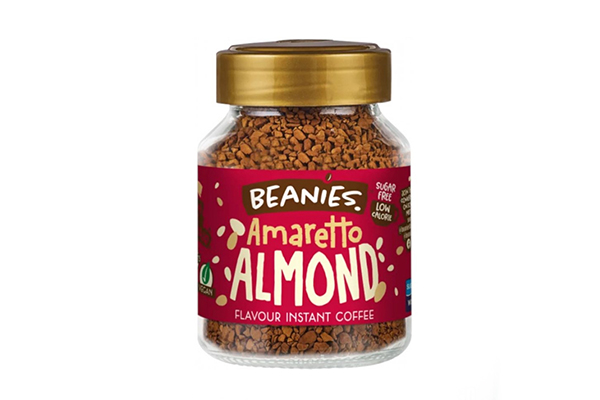 Instant coffee amaretto almond flavor