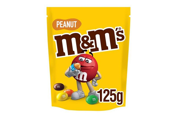 M&M peanut pouch