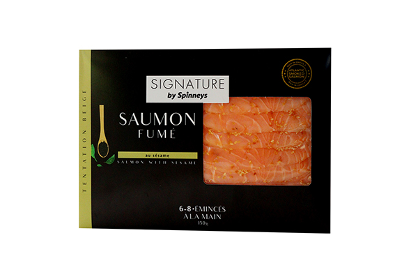 Salmon with sesame