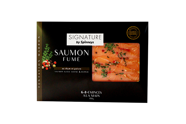Salmon with thyme & pepper