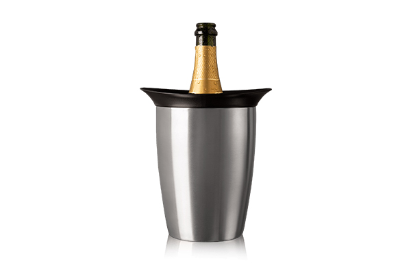 Iceless bucket for Champagne